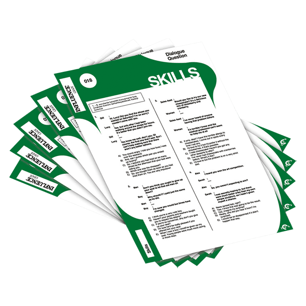 Skills Worksheets - Influence Grade 12