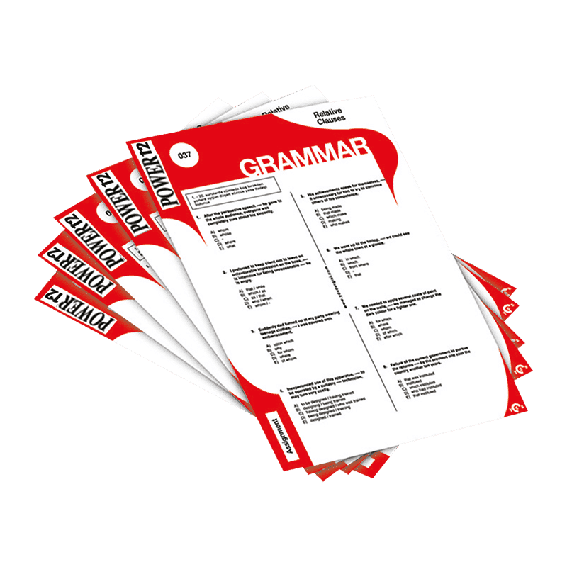 Grammar Worksheets - Power Grade 12