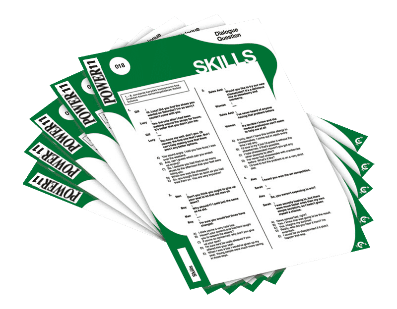 Skills Worksheets - Power Grade 11