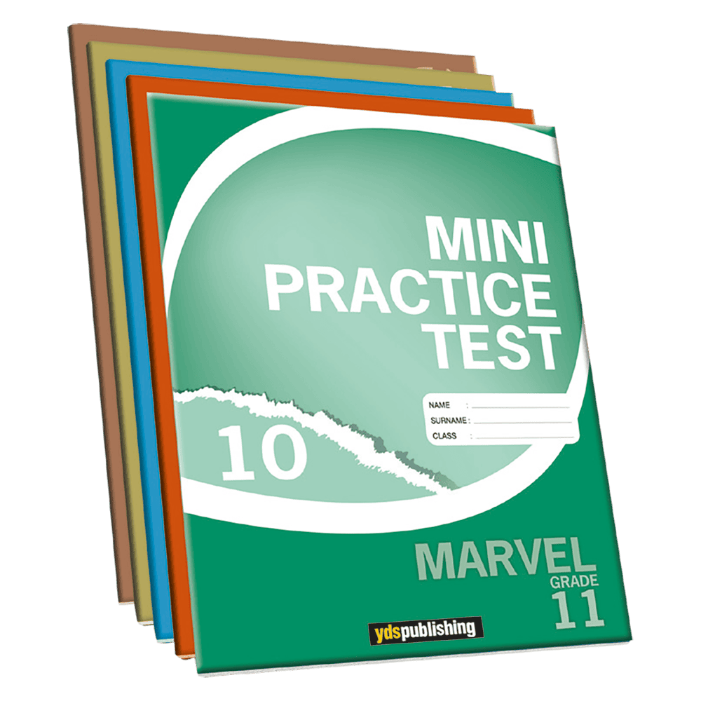 Mini Practice Tests - Marvel Grade 11
