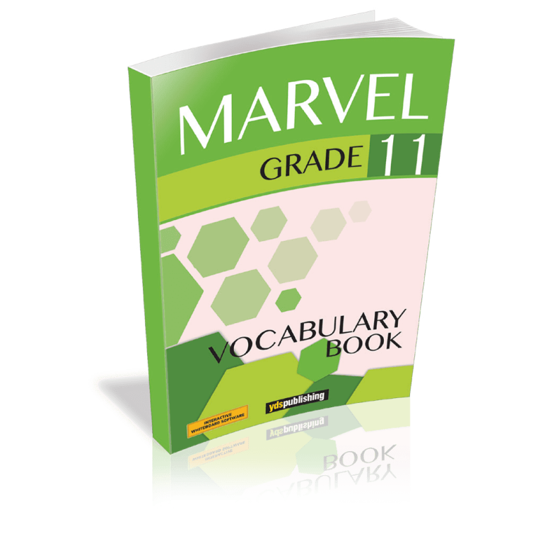 Vocabulary Book – Marvel Grade 11