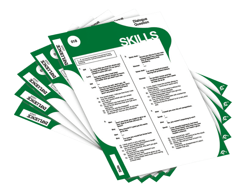 Skills Worksheets - Influence Grade 11