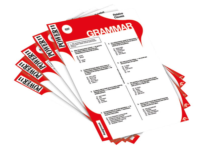 Grammar Worksheets - Power Grade 11